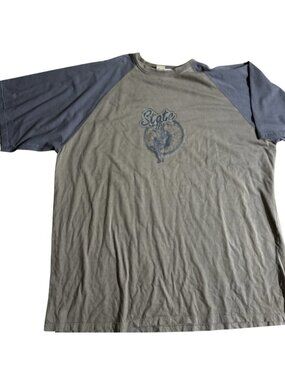 State Property Men’s  short sleeve 6X olive green and gray